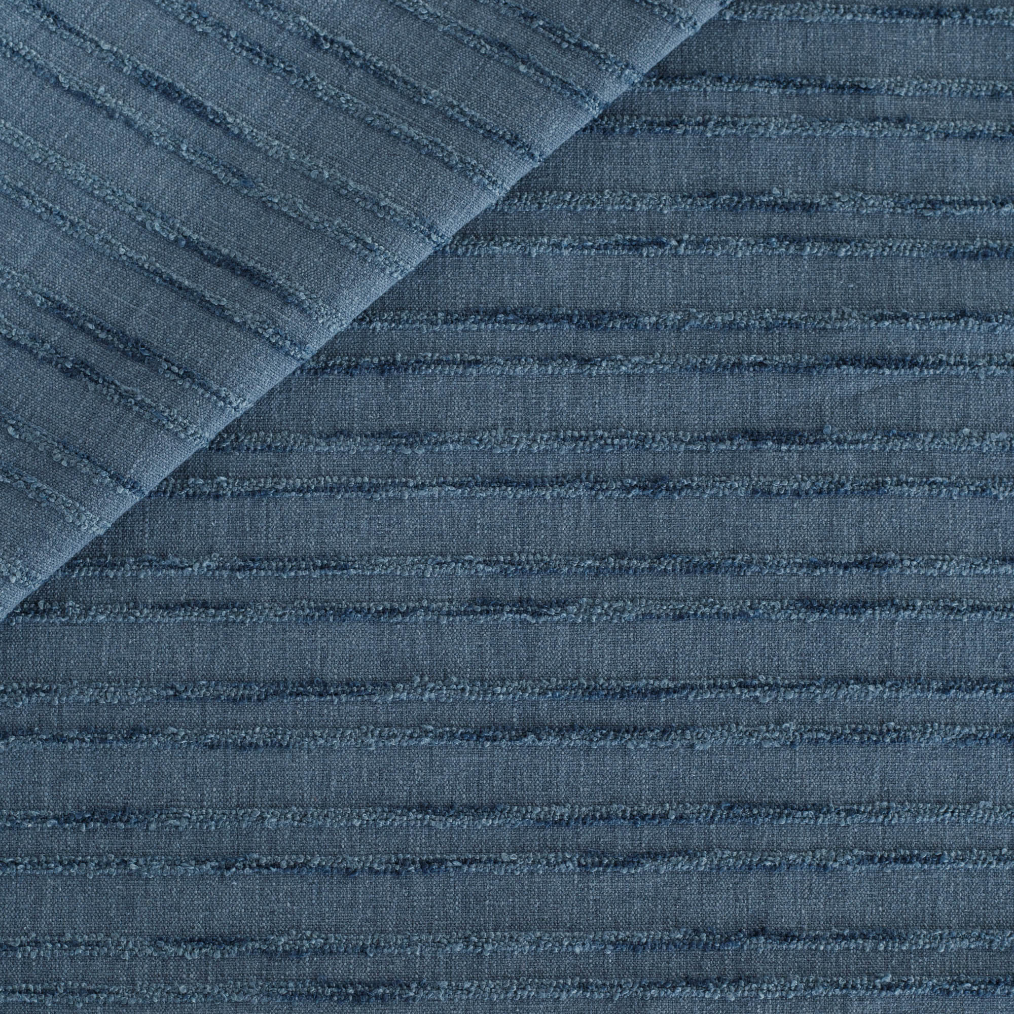 Premium Malibu Stripe Upholstery Fabric - Navy Blue & White Cotton Blend for Sofa, Chair & Home Decor | Water-Resistant & Durable for Indoor & Outdoor Use