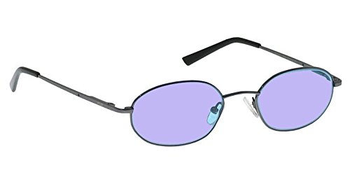 Premium Didymium Glass Working Safety Glasses - Small Metal Frame with Removable Side Shields (49-18-140mm) for Welding, Glassblowing & Jewelry Making | UV Protection & Comfortable Fit