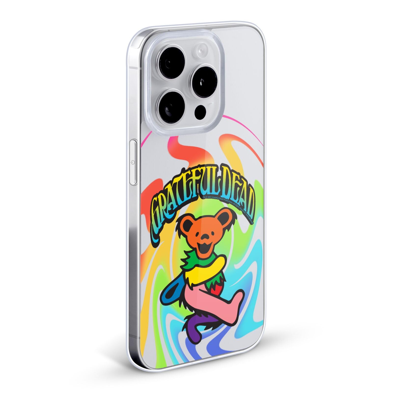 Officially Licensed Grateful Dead Bear Soft Gel Phone Case for Apple iPhone 11 Pro Max - Trendy Protective Cover for Music Fans, Daily Use & Concerts