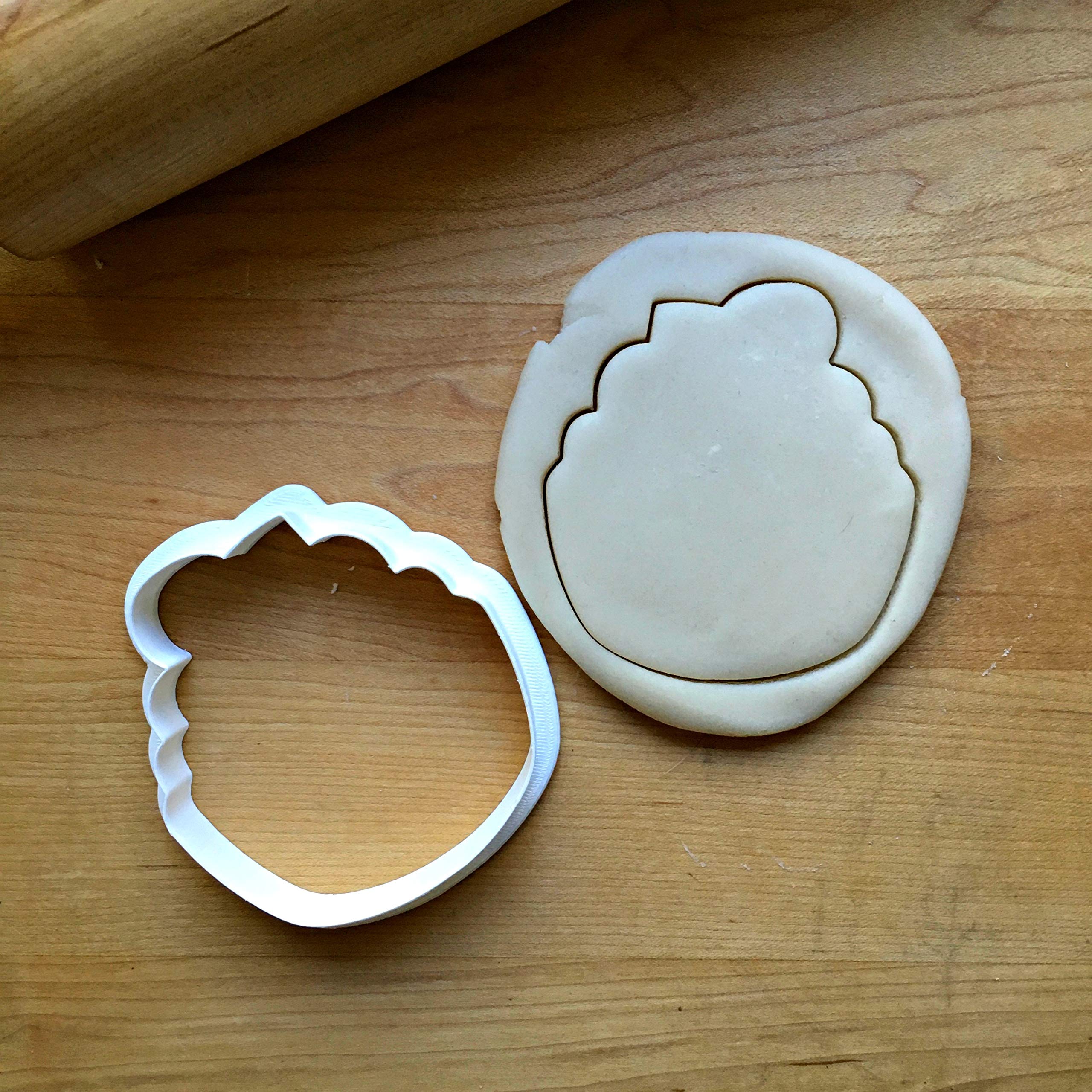 Sweet Prints Inc Bowl of Mashed Potatoes Outline Cookie Cutter - Dishwasher Safe, Stainless Steel - Perfect for Baking, Holiday Cookies, and DIY Crafts