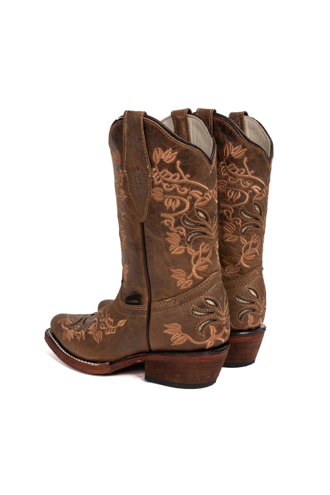 Vintage Cowgirl Boots for Women - Little Otoño Capuchino Retro Western Ankle Boots | Perfect for Country Music Festivals, Rodeos & Western Fashion Outfits