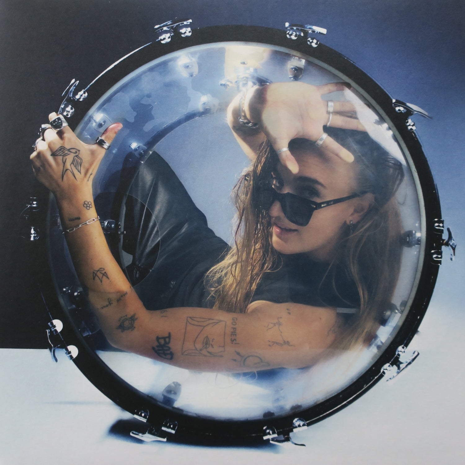 G FLIP 'DRUMMER' Clear Vinyl LP - Limited Edition Australian Indie Pop Record - Perfect for Music Collectors & Vinyl Enthusiasts