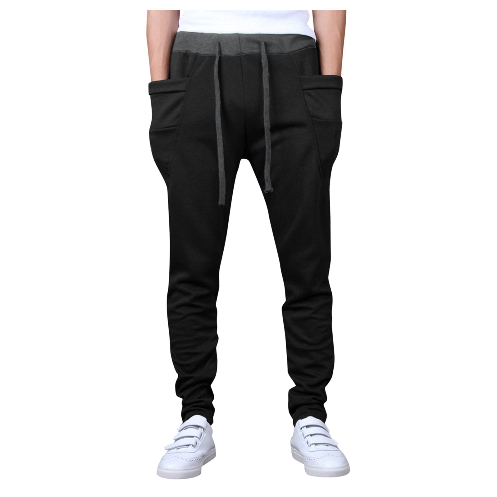 Xiloccer Men's Slim Fit Joggers - Workout Pants & Sweatpants for Tall Men | Comfortable Baggy Long Pants for Gym, Running, Casual Wear & Lounge