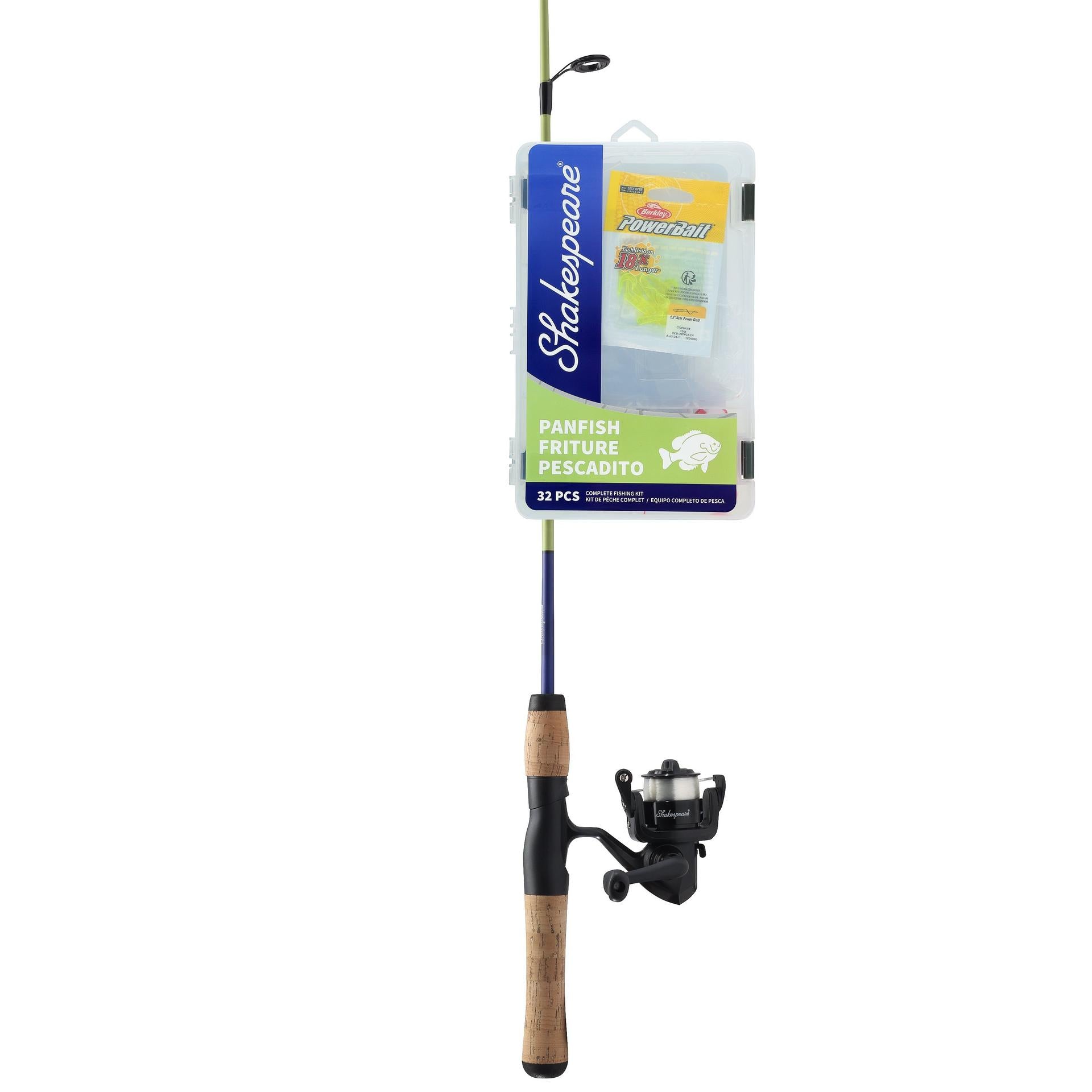 Catch More Fish® Panfish Spinning Rod - Lightweight Fishing Pole for Crappie, Bluegill & Sunfish - Perfect for Freshwater Lakes, Rivers & Streams