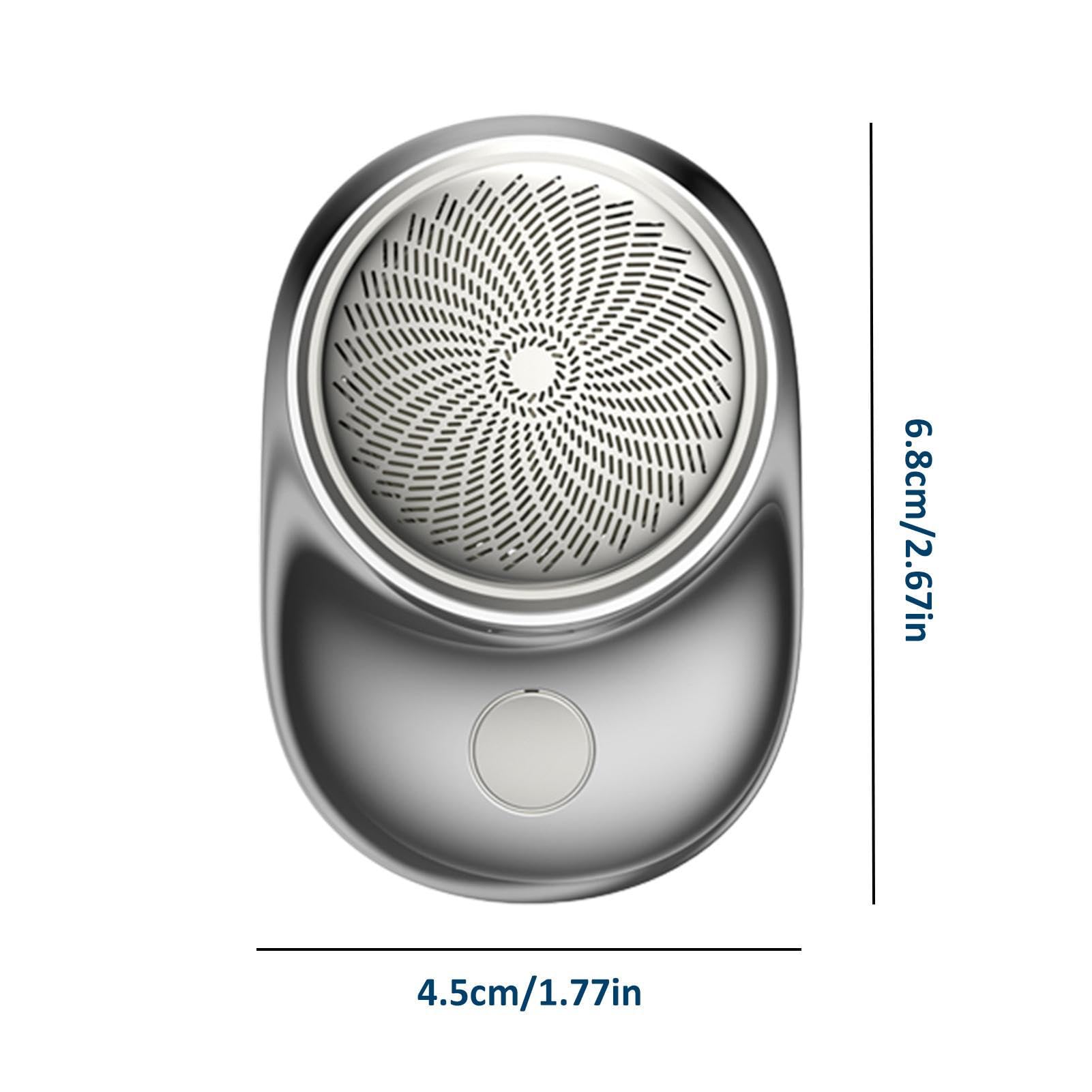 Pocket Size Electric Shaver - Portable Precision Shaver for Men, Compact & Lightweight Travel Shaver, Silver Head Shaver for Dad & Boyfriend - Perfect for Business Trips, Gym Bags & On-the-Go Grooming