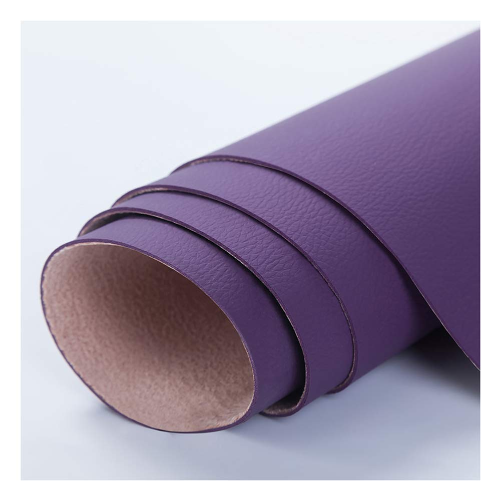 Premium Faux Leather Leatherette Vinyl Upholstery Fabric - Purple (1.38x3m) for DIY Sewing, Craft Projects, Furniture Repair & Car Seat Covers