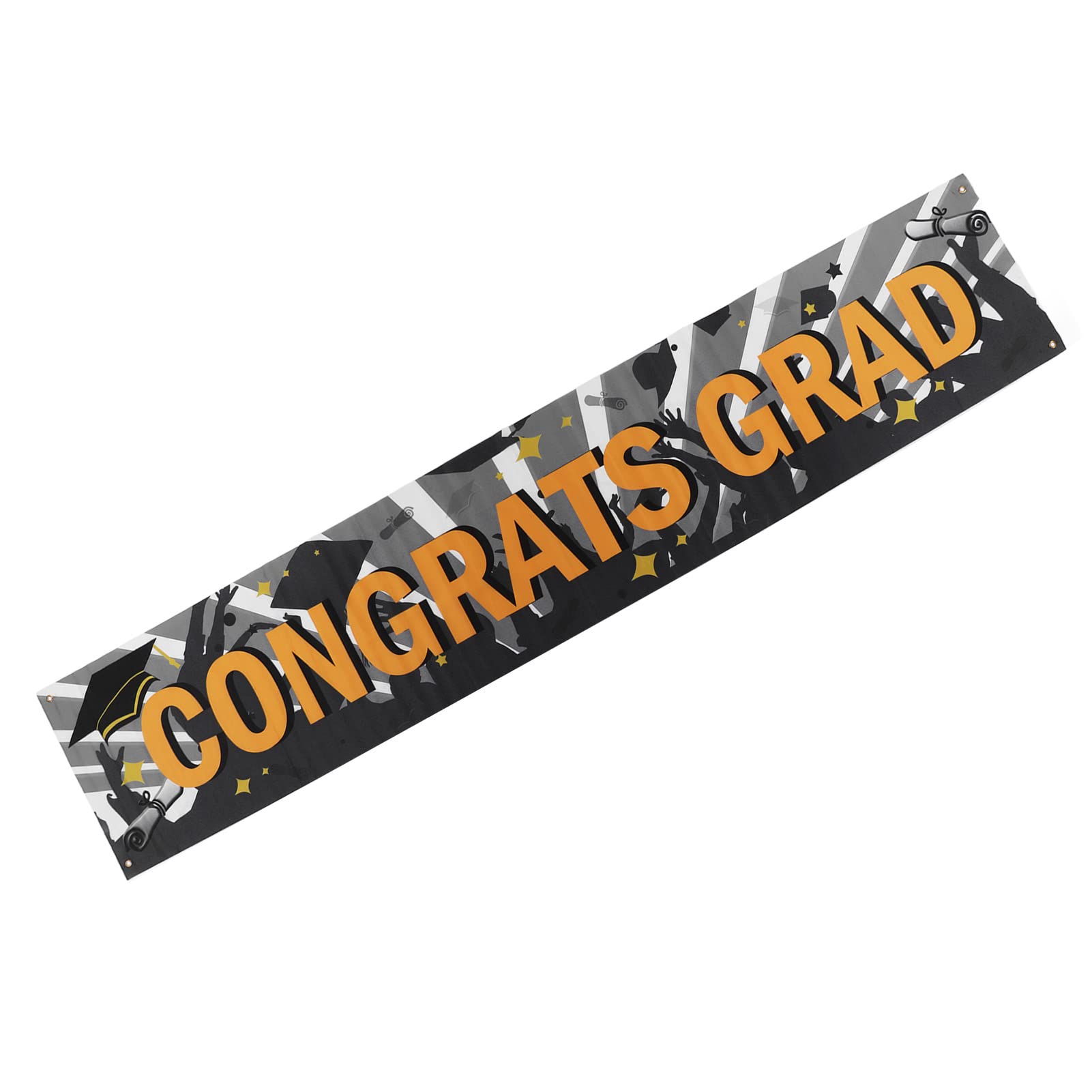 Eco-Friendly Graduation Party Banners - 4 Loop Hanging Decorations for Graduation Ceremony & Celebration | Perfect for School Events, College Graduations & Commencement Parties