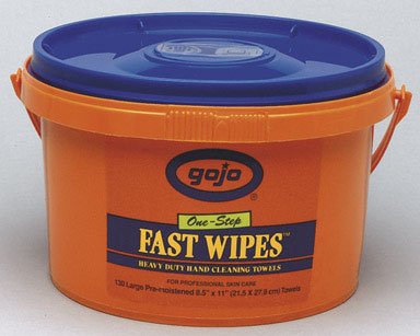 Gojo Fast Wipes (6298-04) - 3 Pack | Antibacterial Hand Wipes for Quick Cleaning | Ideal for Home, Office, and On-the-Go Use