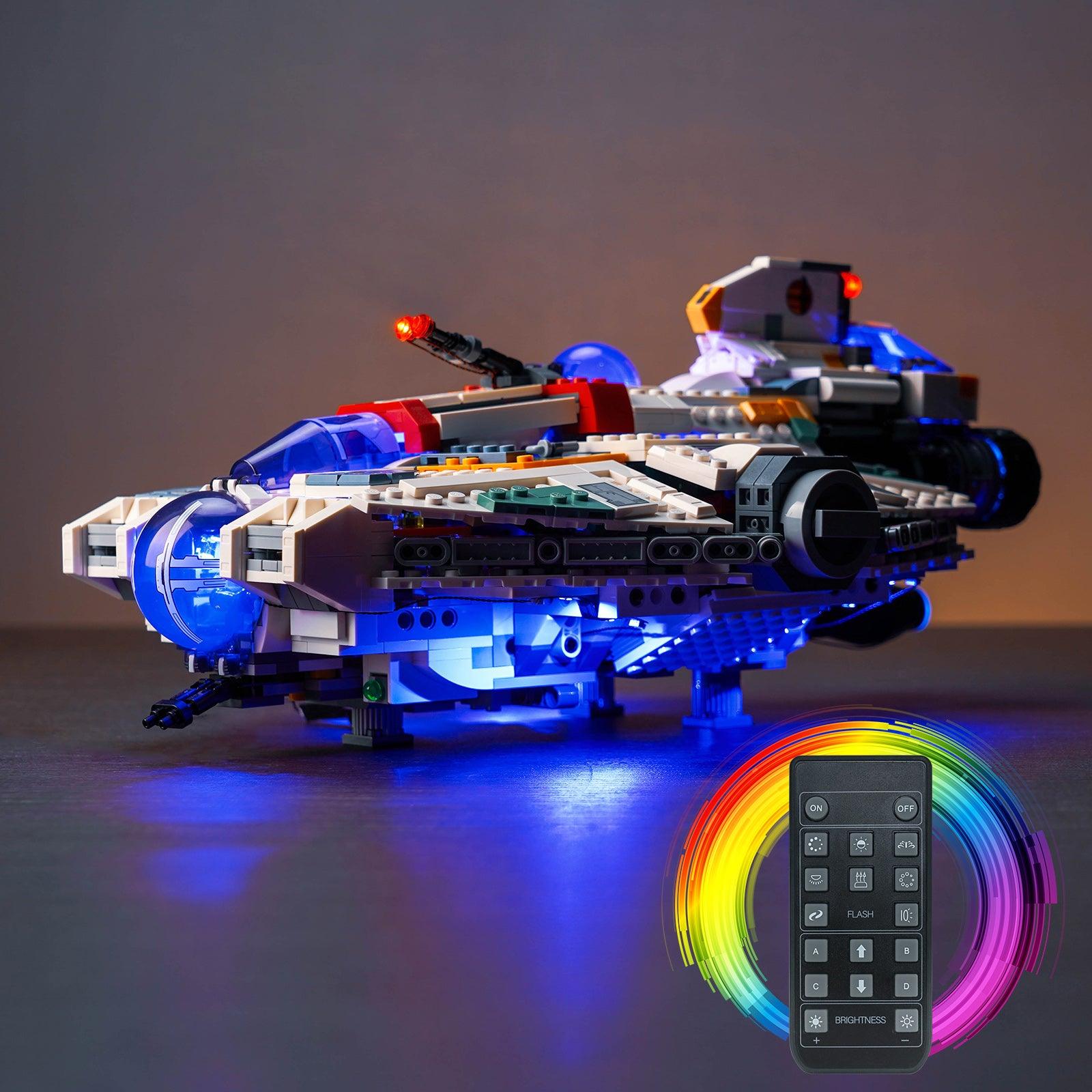 LEGO Star Wars Ghost & Phantom II (75357) Lighting Kit - LED Light Set for Building Blocks - Enhance Your LEGO Display for Home Decor & Collectibles