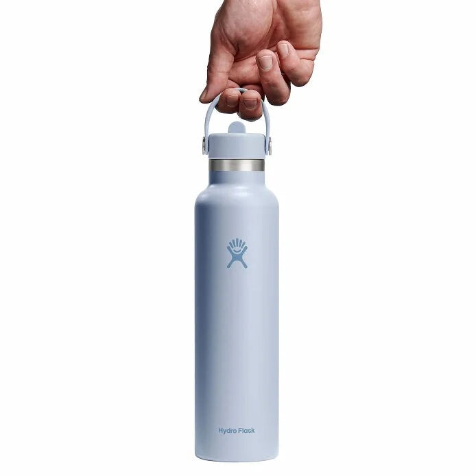 21 oz Standard Mouth Water Bottle with Flex Straw Cap - Leakproof & BPA-Free for Gym, Hiking, and Everyday Hydration