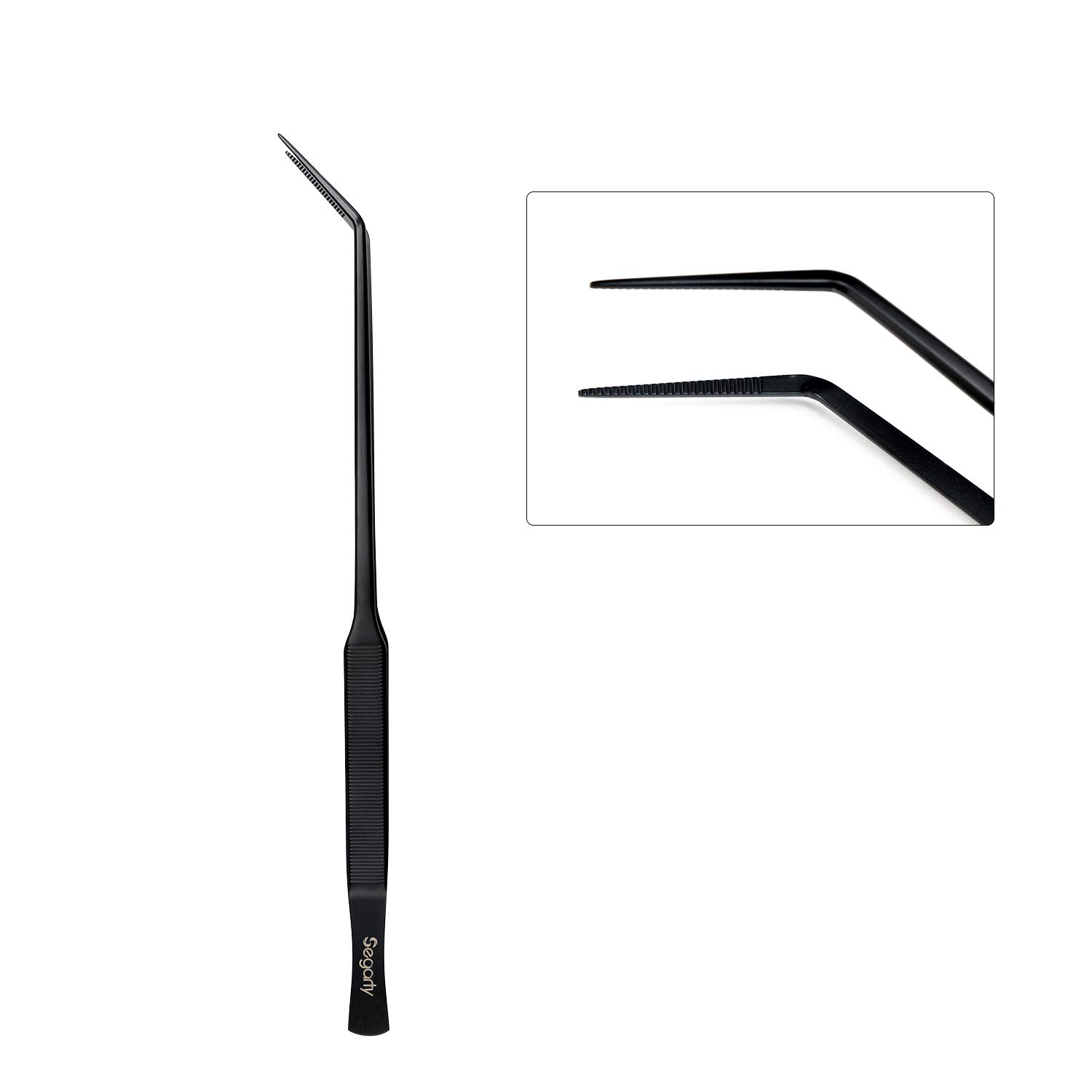 Segarty 6-in-1 Stainless Steel Aquarium Tools Set - Aquatic Plant Tweezers, Scissors & Spatula for Freshwater Planted Tank Cleaning, Aquascaping & Fish Care - Perfect for Beginners & Professional Aquarists