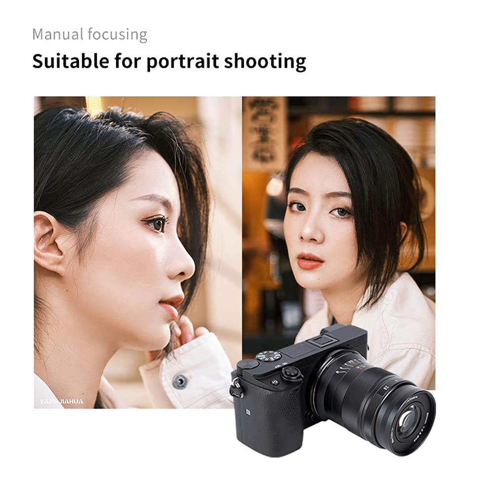 7artisans 60mm F2.8 II Macro Lens for Sony E-Mount - Manual Focus APS-C Camera Lens Compatible with A5000 A5100 A6000 A6100 A6300 A6400 A6500 A6600 - Perfect for Close-up Photography, Product Shots & Nature Macro