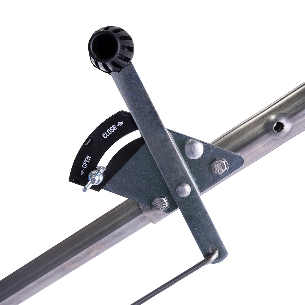 Earthway 90399 Stainless Steel Ice Melt Broadcast Spreader - 100 Lbs Hopper Capacity for Driveway & Sidewalk Snow Removal in Winter