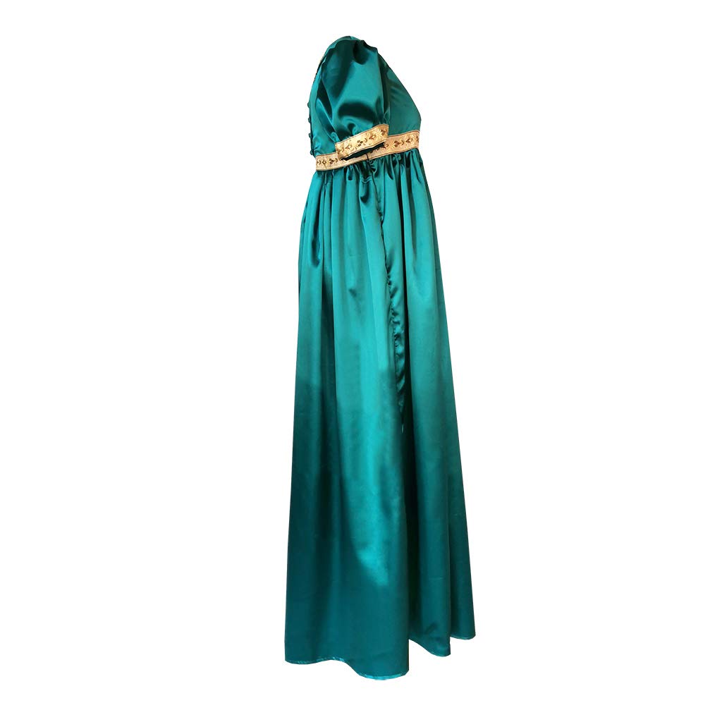 Elegant Jane Austen Dress - Renaissance Victorian Colonial Regency Gown for Women | Perfect for Historical Reenactments, Costume Parties & Themed Events