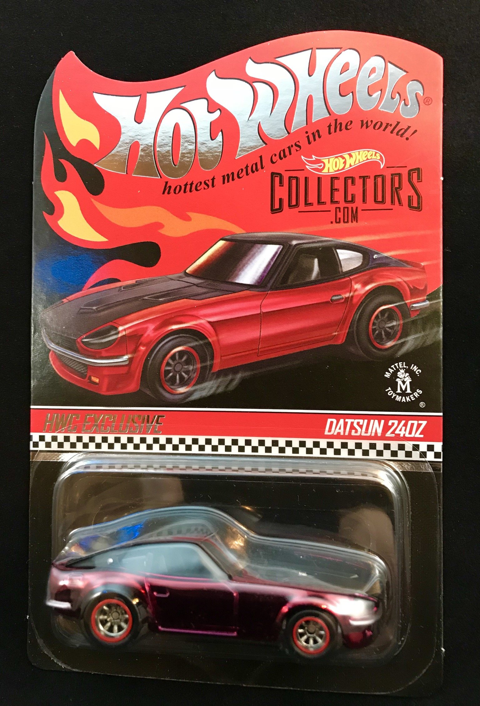 Hot Wheels Datsun 240Z Red Limited Edition 1/64 Scale Die-Cast Model Car - Rare Collectible for Adults & Enthusiasts | Perfect for Display, Gifts, and Racing Collections