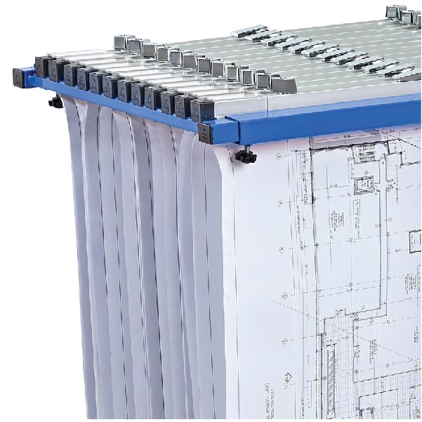 Adir Adjustable Blueprint Holder - Portable Construction Plan Organizer for Jobsite & Office - Perfect for Architects, Engineers, and Contractors
