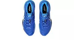 ASICS Men's COURT FF 3 NOVAK Tennis Shoes - Tuna Blue/Silver - High-Performance Tennis Footwear for Competitive Play & Training