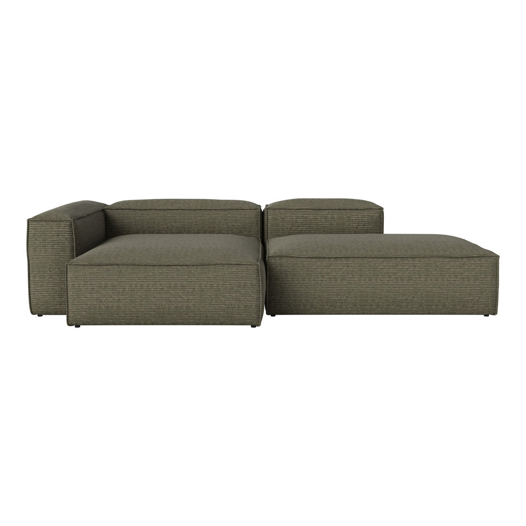 Cosima 2 Seater Sofa with Open End & Chaise - Modern Living Room Furniture for Small Spaces | Perfect for Apartments, Condos and Cozy Home Decor