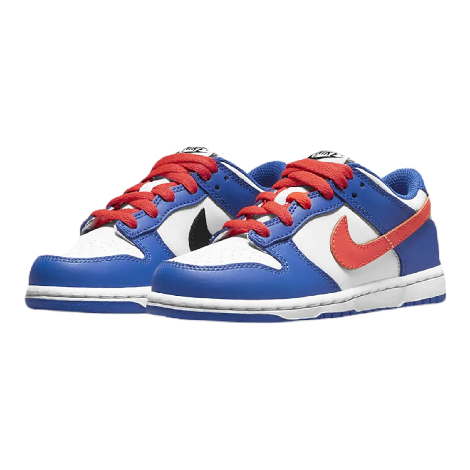 Nike Dunk Low Bright Crimson Game Royal Pre School Sneakers CW1588-104 - Kids Basketball Shoes for School & Casual Wear