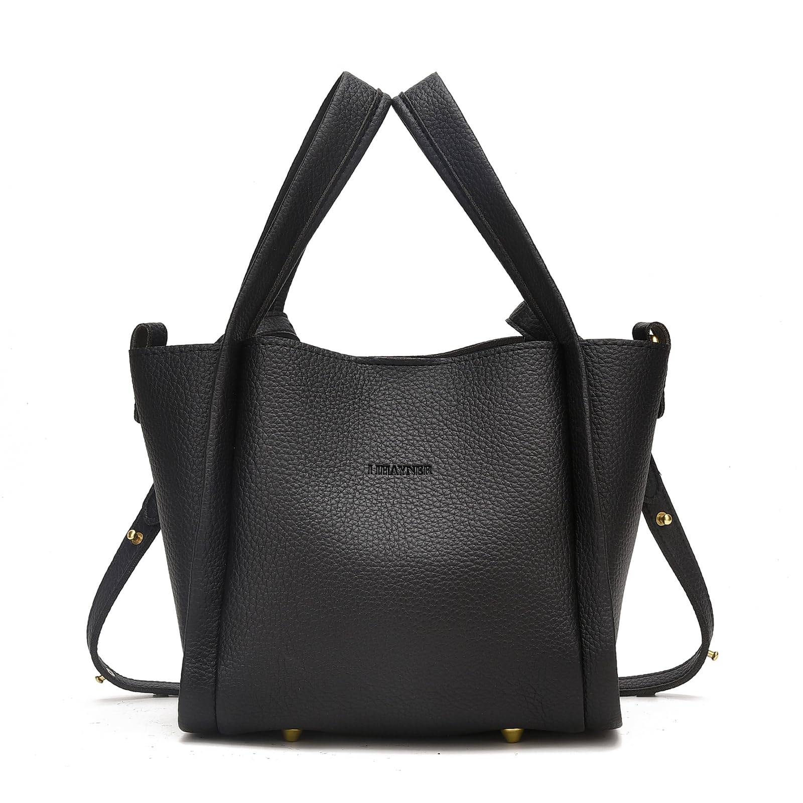 Stylish Vegan Leather Bucket Bag for Women - Adjustable Crossbody Shoulder Purse with Top Handle | Perfect for Work, Travel & Everyday Use
