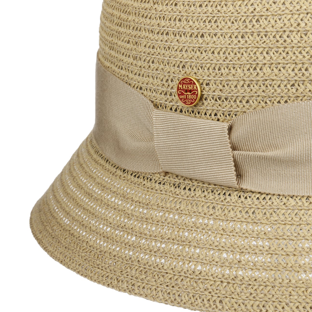 Stylish Nanni Paperbraid Straw Hat by Mayser - Breathable Summer Sun Hat for Women, Beach Vacation, Garden Party & Outdoor Activities