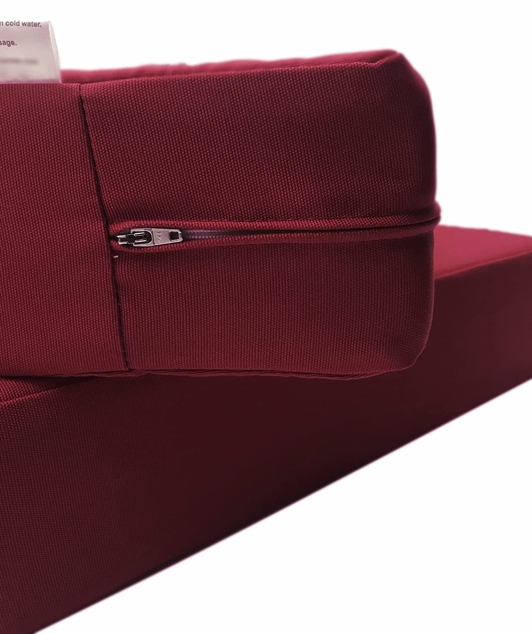 Premium Burgundy Red Outdoor Chair Cushion Covers - Waterproof, UV Resistant (Set of 4) 22x14x4 Inches - Perfect for Patio, Deck, Poolside & Garden Furniture