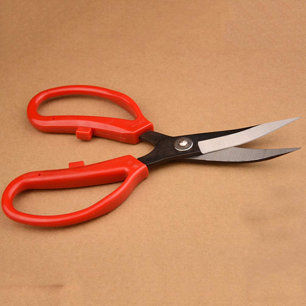 1pc High-Carbon Steel Leather Scissors - Professional Leather Crafting Tool for Home & Workshop - Perfect for Cutting Leather, Fabric, and DIY Projects