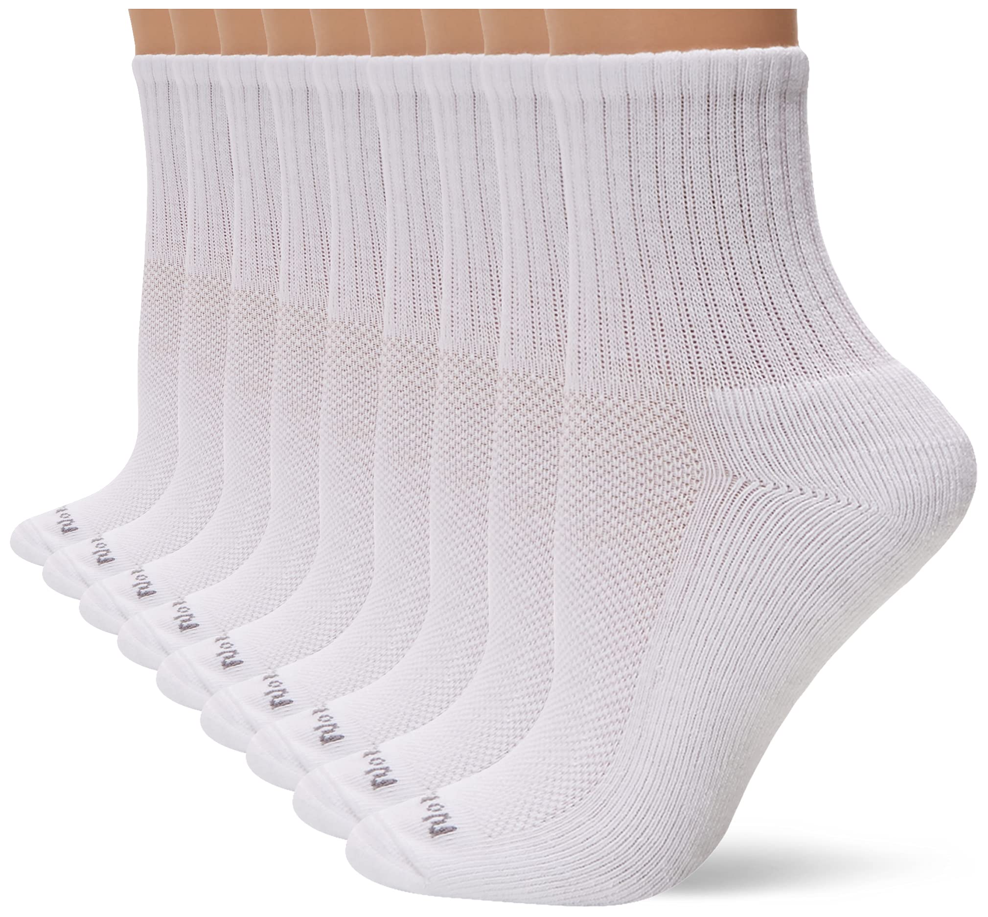 No Nonsense Women's Soft & Breathable Cushioned Mini Crew Socks - Comfortable Everyday Wear for Work, Running & Casual Outfits