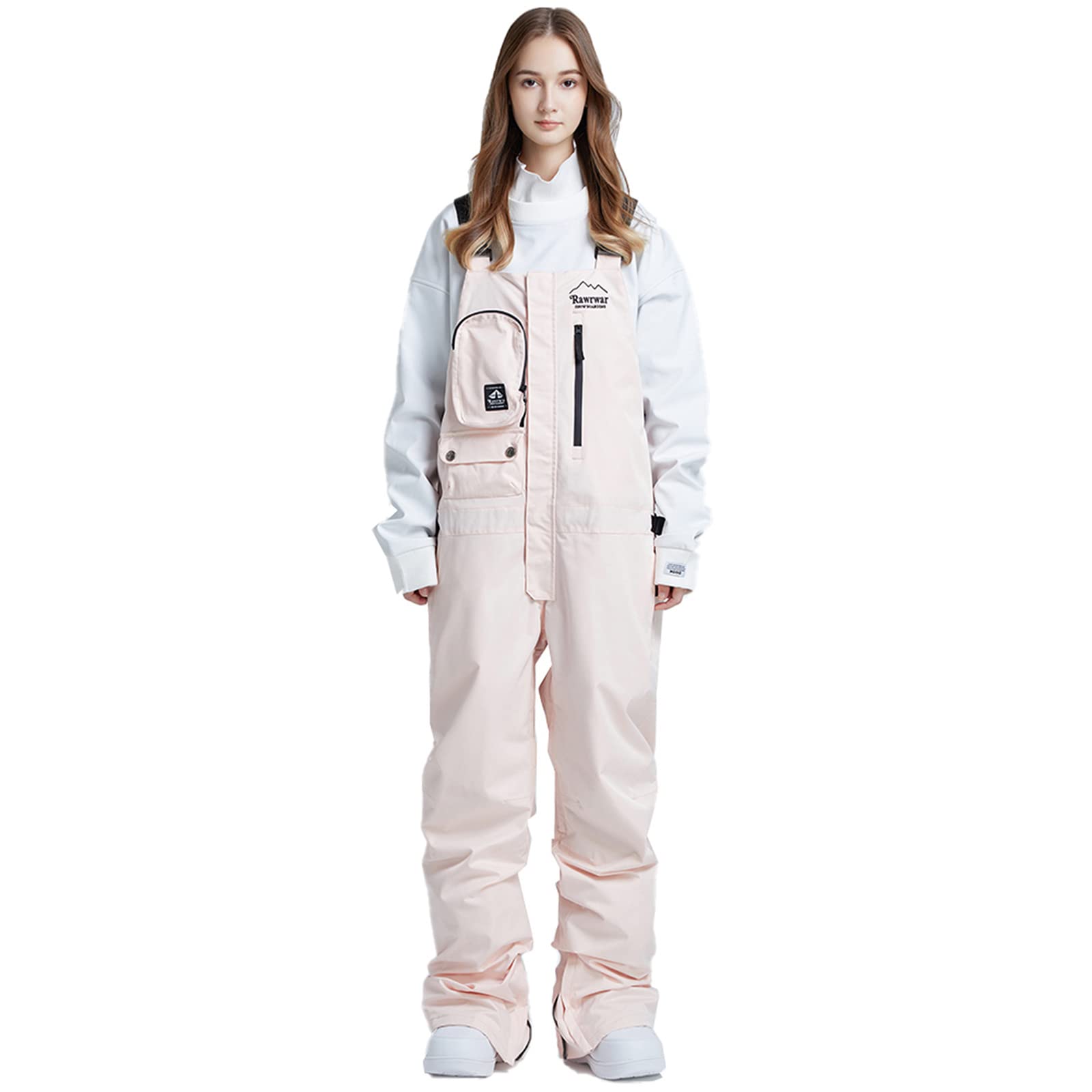 Waterproof Insulated Ski Bib Overalls for Men & Women - Windproof Snow Pants for Skiing, Snowboarding & Outdoor Winter Activities