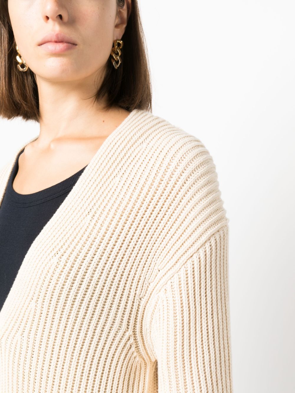 Women's White Closed Knit Sweaters - Cozy Winter Pullovers for Casual Wear & Layering