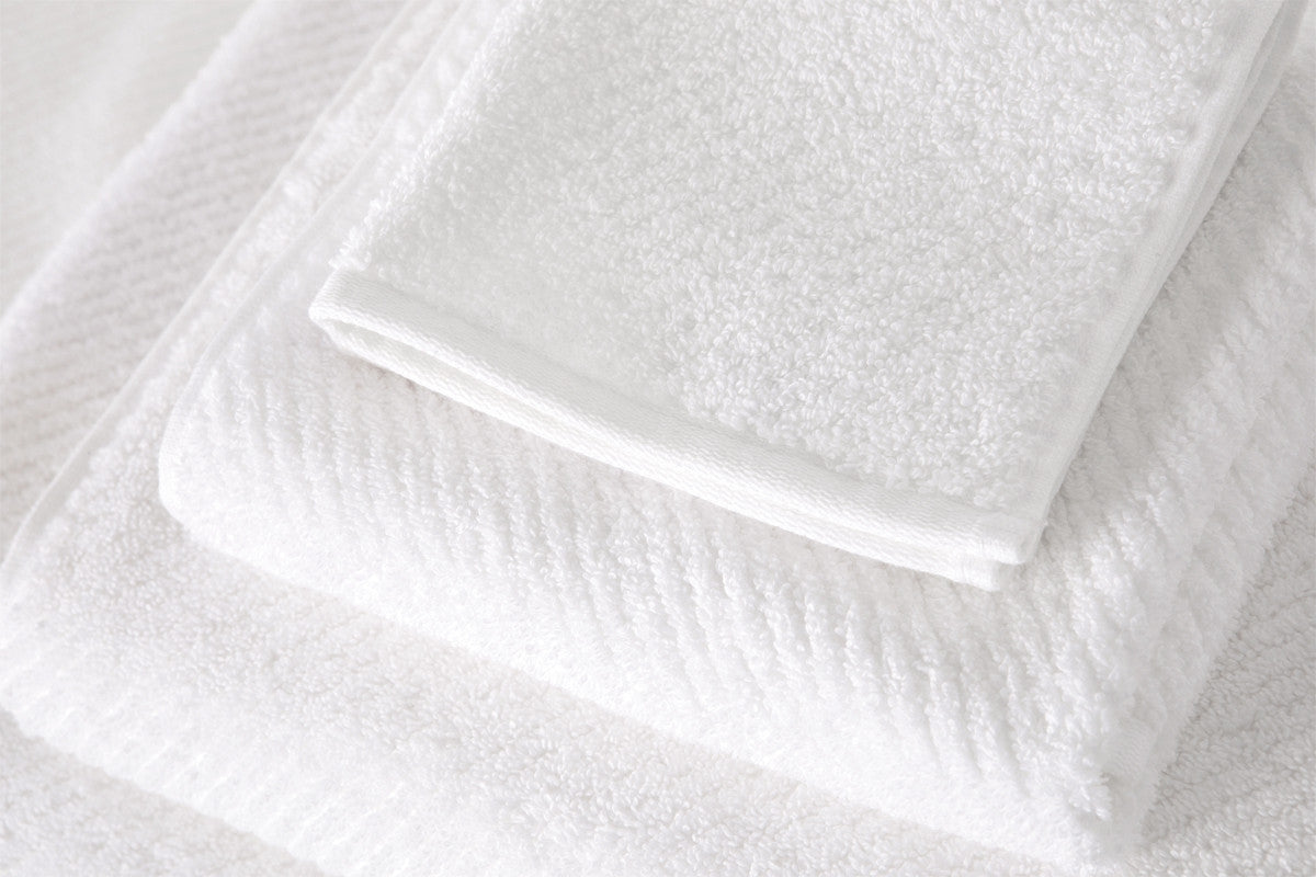 Sheridan Hygro Texture 6-Piece White Bath Towel Set - Ultra Soft & Absorbent for Spa, Bathroom & Guest Use