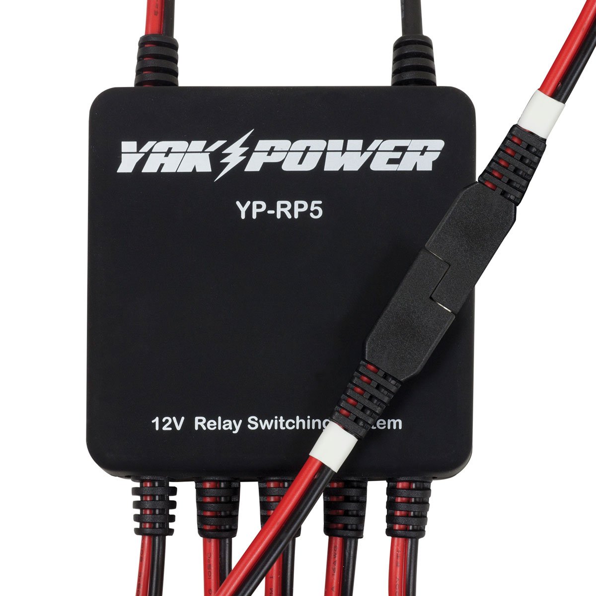 Yak-Power YP-RP5R 12V Power Panel Switching System - Plug & Play Kayak Electronics Control for Lights, Fish Finders & More | Perfect for Kayak Fishing & Outdoor Adventures