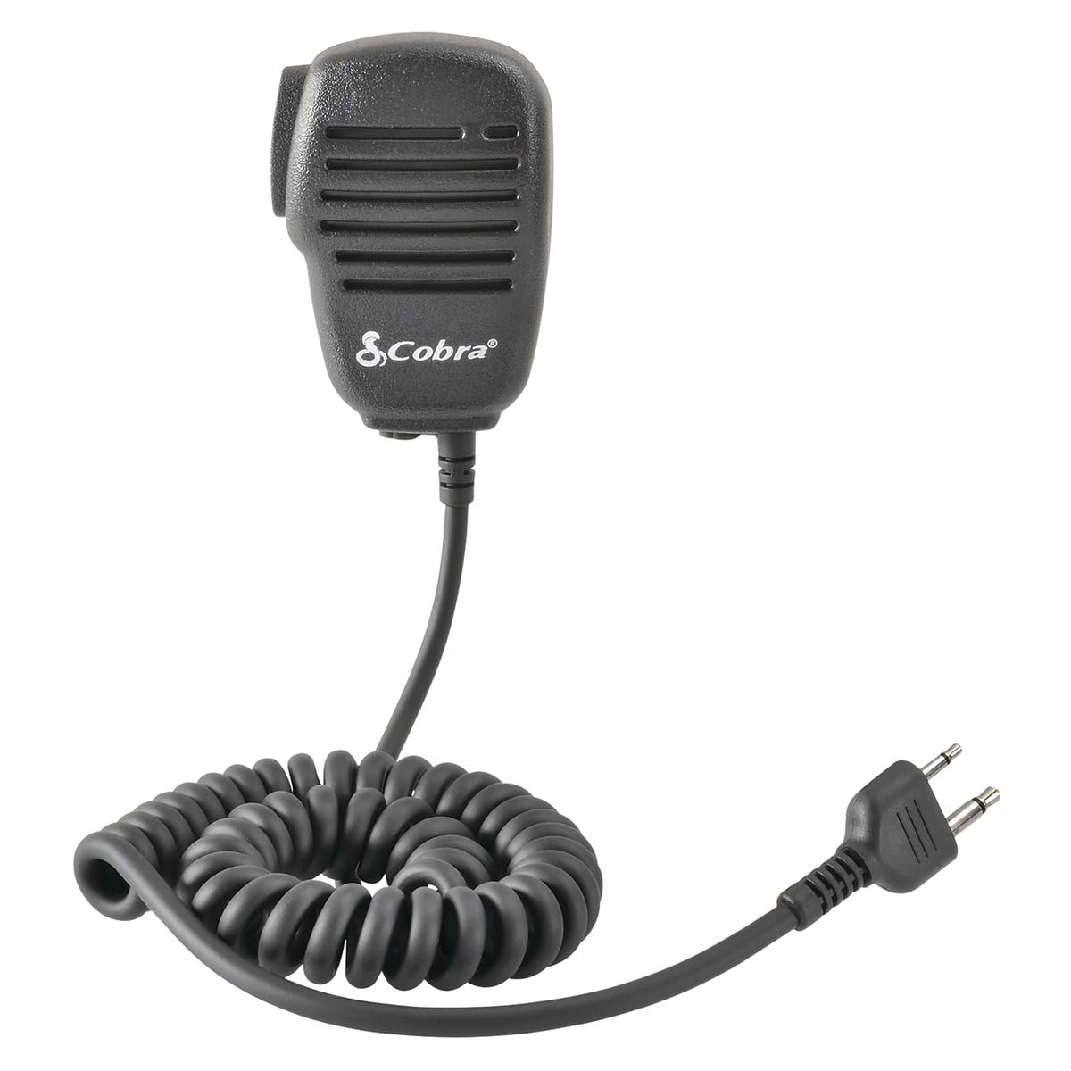 Premium Cobra Dynamic CB Microphone with Push-to-Talk (Black) - 2 Pin Lapel Speaker Mic for HH50WXST & HHRT50 CB Radios | Clear Communication for Truckers & Off-Road Adventures