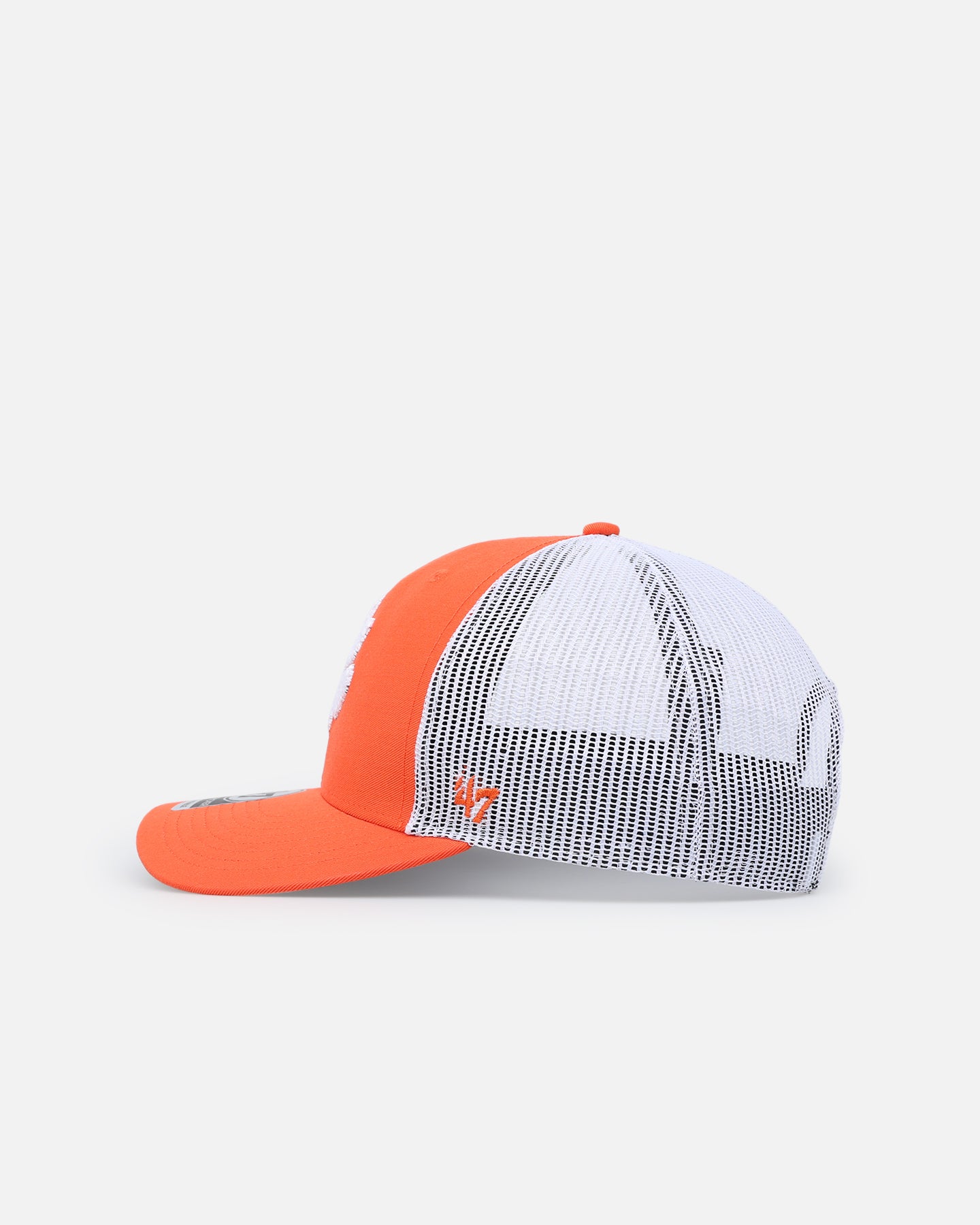 47 Brand Clemson Tigers '47 Orange Snapback Trucker Hat - Perfect for Game Day, Tailgating & College Fan Gear