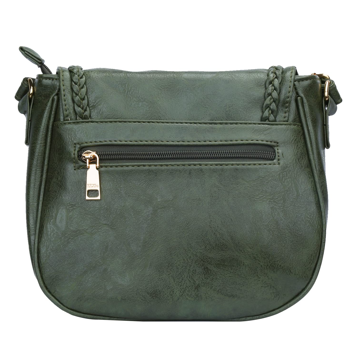 KKXIU Women's Casual Flap Saddle Crossbody Bag with Tassel - Stylish Leather Purse for Everyday Use, Work & Travel Accessories