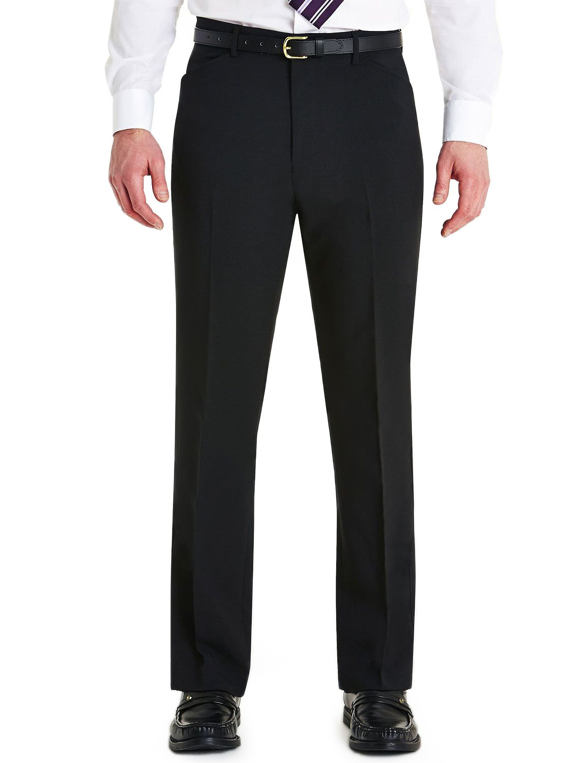 Stylish Men's Frogmouth Pocket Formal Pants - Business Casual & Office Wear - Perfect for Work, Weddings & Professional Events