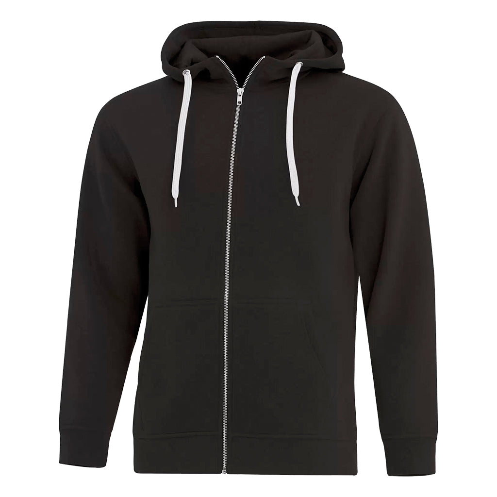 Premium Unisex ATC Ring-Spun Cotton Full Zip Hoodie - Cozy & Stylish for Casual Wear, Outdoor Activities & Gym Workouts