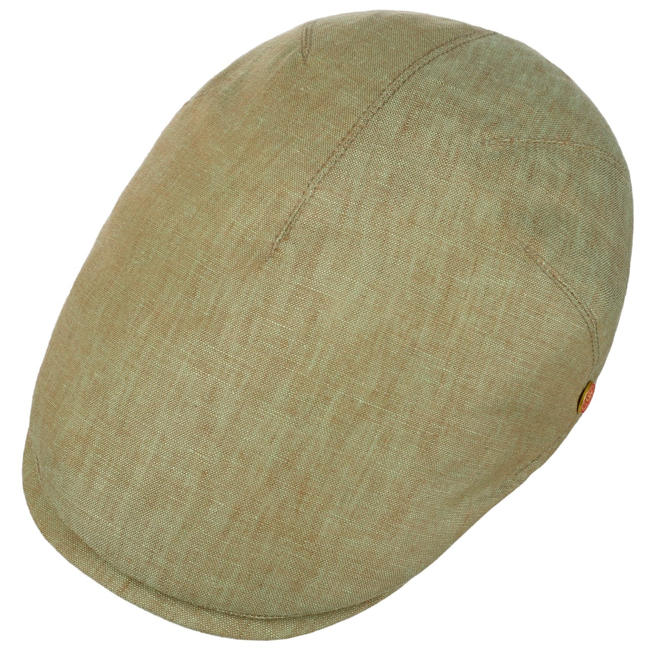 Mayser Sidney Linen Flat Cap for Men - Classic Summer Hat for Outdoor Activities, Travel & Casual Wear