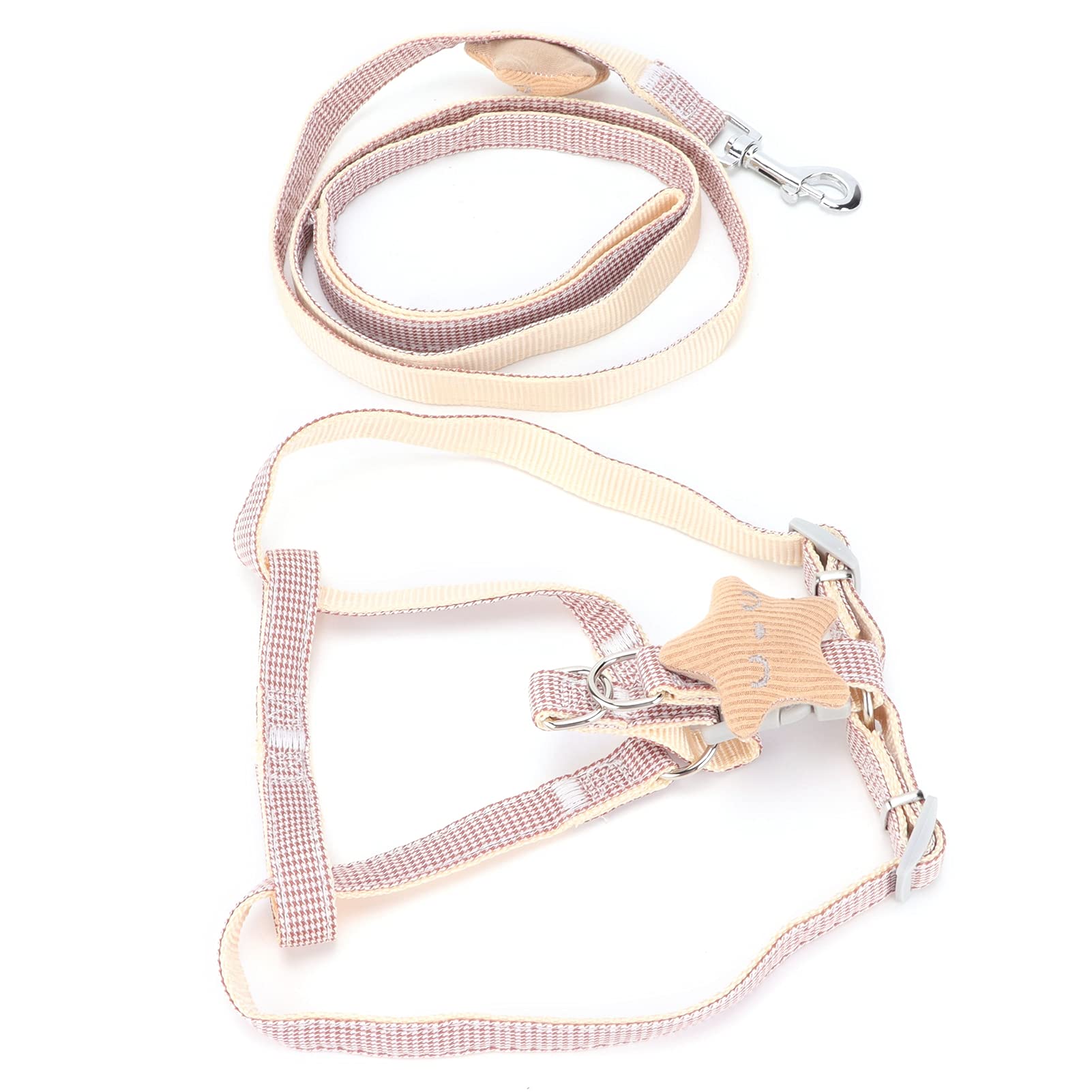GLOGLOW Escape Proof Adjustable Pet Harness and Leash Set for Small Dogs & Cats - Comfortable Puppy Walking Vest with Secure Hook - Perfect for Outdoor Adventures, Daily Walks & Training Sessions