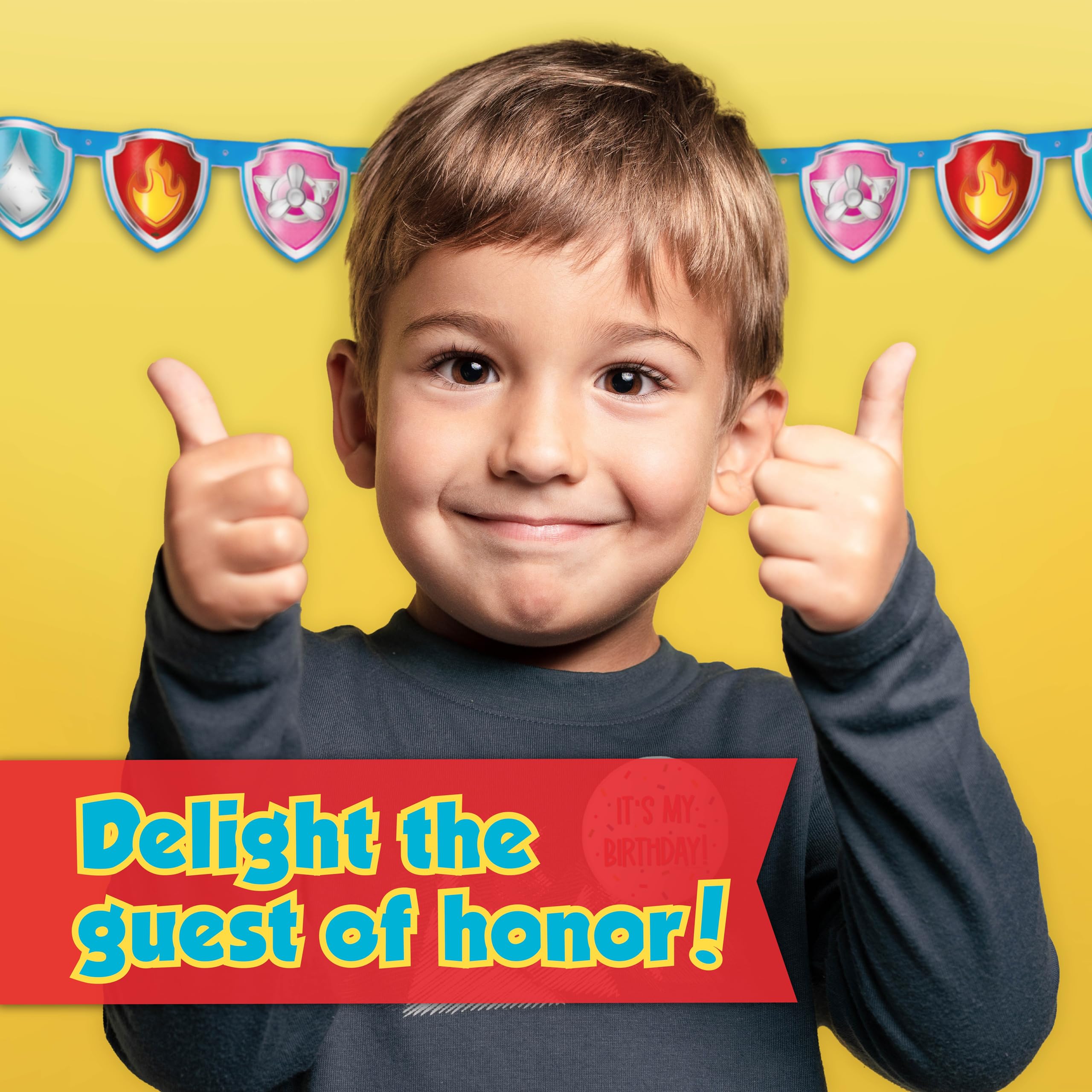 Paw Patrol Birthday Party Decorations Set - Officially Licensed Supplies for 16 Guests | Includes Banner, Tablecloth, Plates, Napkins & Stickers | Perfect for Kids' Birthday Parties, Themed Events & Classroom Celebrations