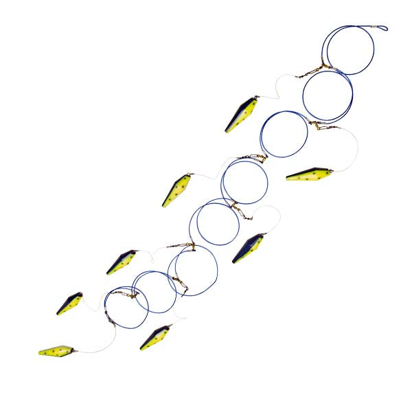 Boone Little Lulu 7.5 Inch Dolphin 8 Pin Rigged Ultimate Pin Tease Fishing Lure - Perfect for Saltwater and Freshwater Angling