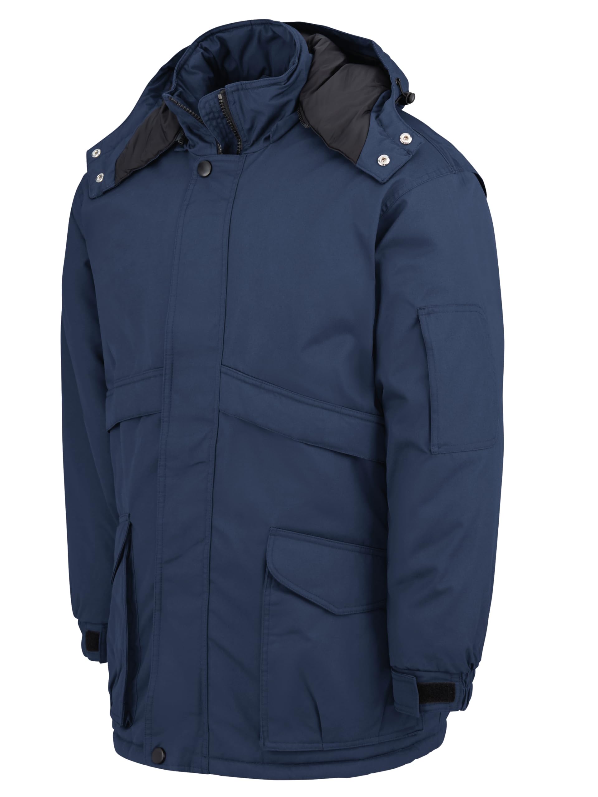 Red Kap Men's Heavyweight Winter Parka Jacket - Waterproof, Windproof, Insulated for Extreme Cold Weather - Perfect for Outdoor Work, Hiking & Snow Activities