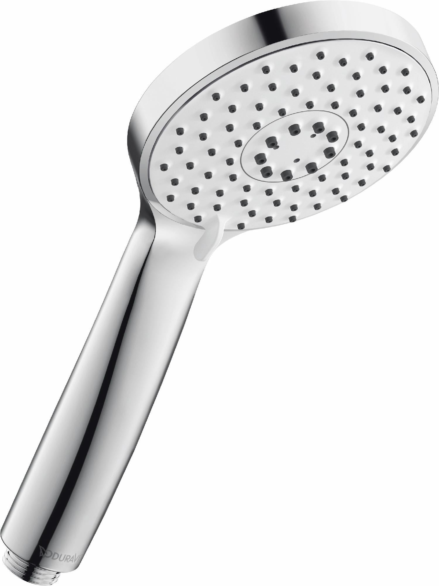 Duravit 3-Function Hand Shower Head 4-1/4 Inch Chrome Finish UV0650009U00 - Perfect for Bathroom, Spa, and Relaxation