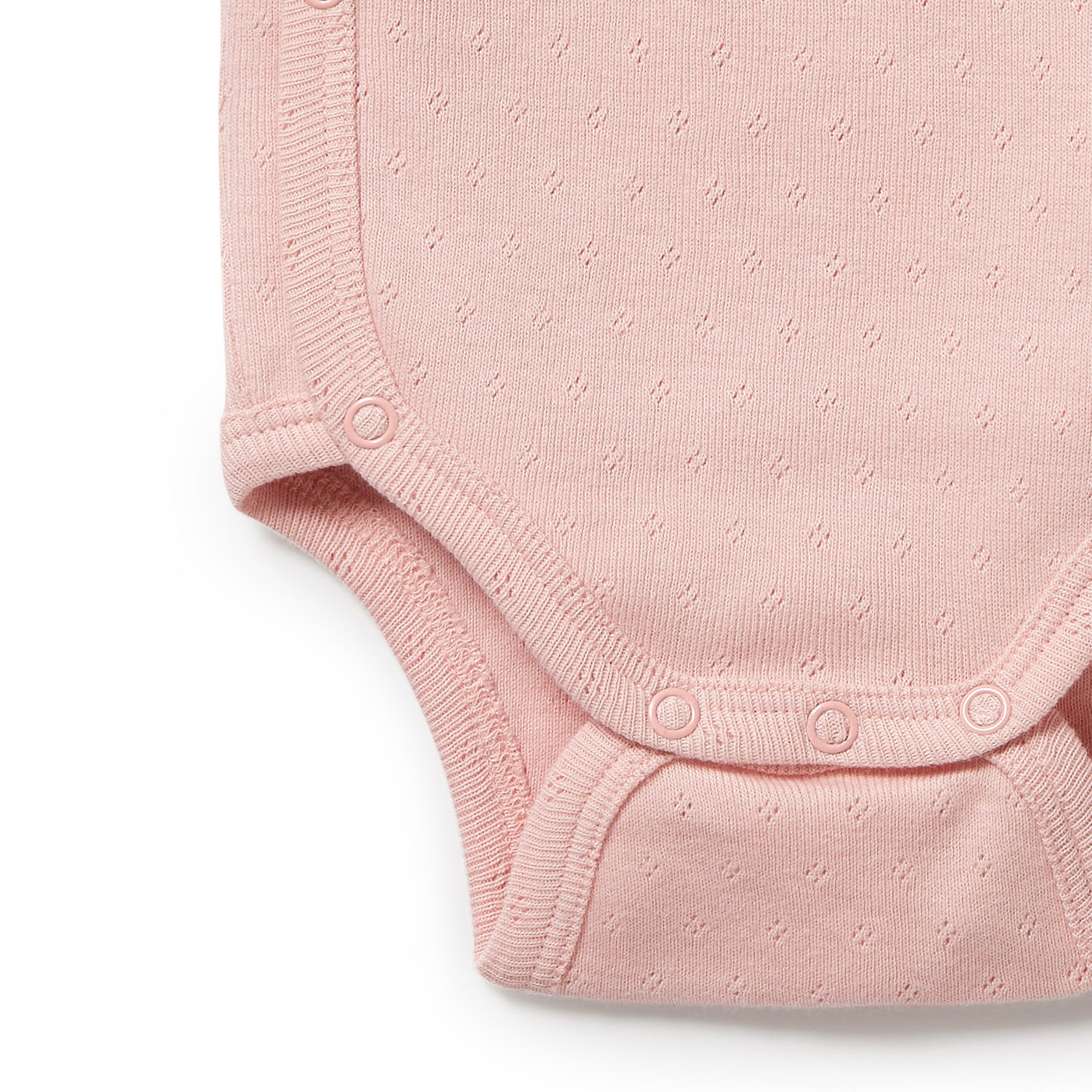 Organic Pointelle Kimono Bodysuit - Soft Cotton Baby Romper for Newborns & Infants | Perfect for Photoshoots, Playdates & Special Occasions