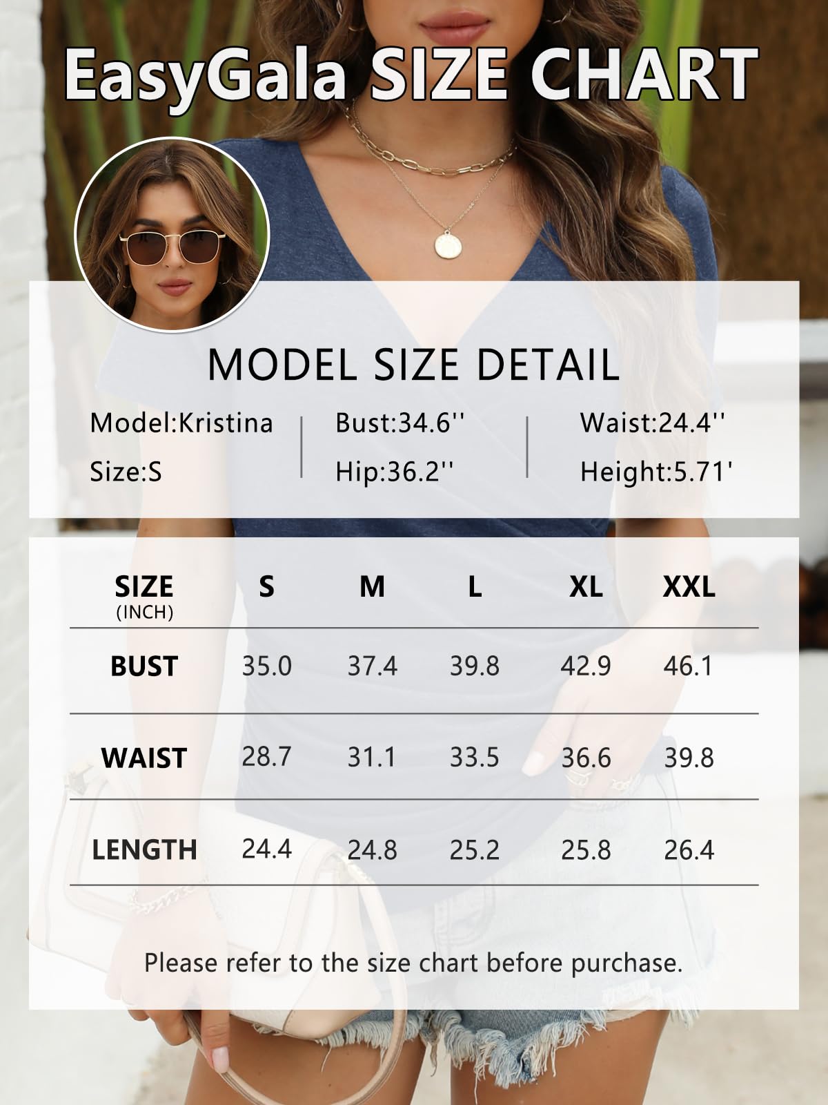 Women's V-Neck Ruched Wrap Tops - Short Sleeve Summer Casual T-Shirts for Everyday Wear & Date Nights
