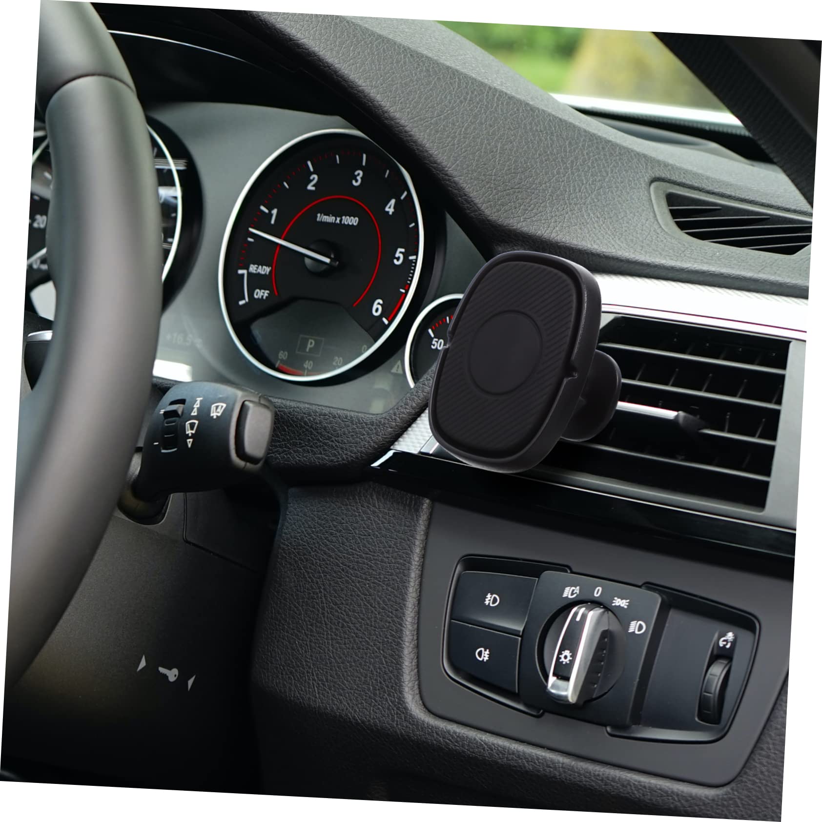HOMSFOU 4-Pack Magnetic Car Phone Holder - Universal Dashboard Mount for iPhone, Samsung & GPS - Strong Grip & 360° Rotation for Safe Driving