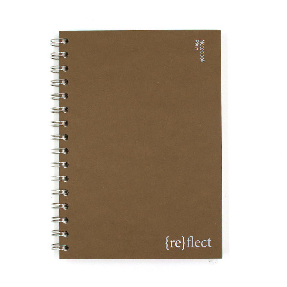 Premium Coffeenotes Grande Wirebound Notebook - Hazelnut Brown, 8.5