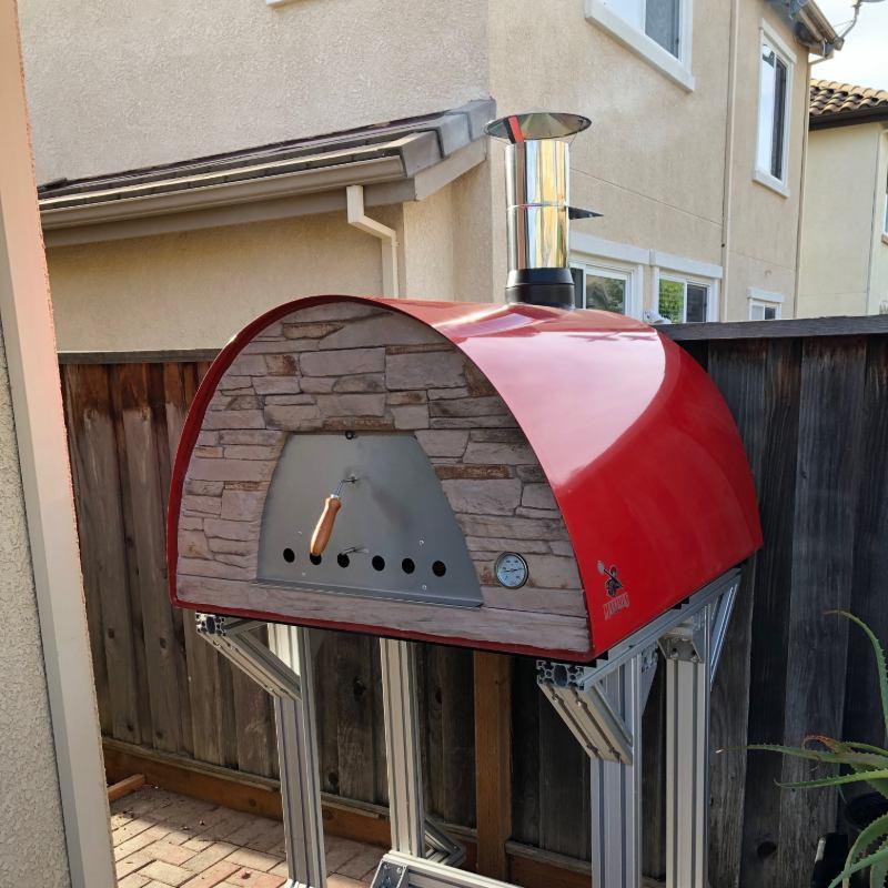 Maximus Prime Arena Black Large Outdoor Pizza Oven - Professional Wood Fired Pizza Maker for Backyard, Patio & Camping - Perfect for Home Chefs & Outdoor Cooking Enthusiasts