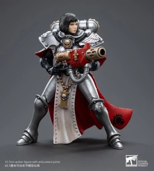 JOYTOY Warhammer 40k Adepta Sororitas Battle Sisters - Order of the Argent Shroud Sister Irmengard Action Figure | Collectible Miniature for Tabletop Gaming, Display & Warhammer 40k Fans