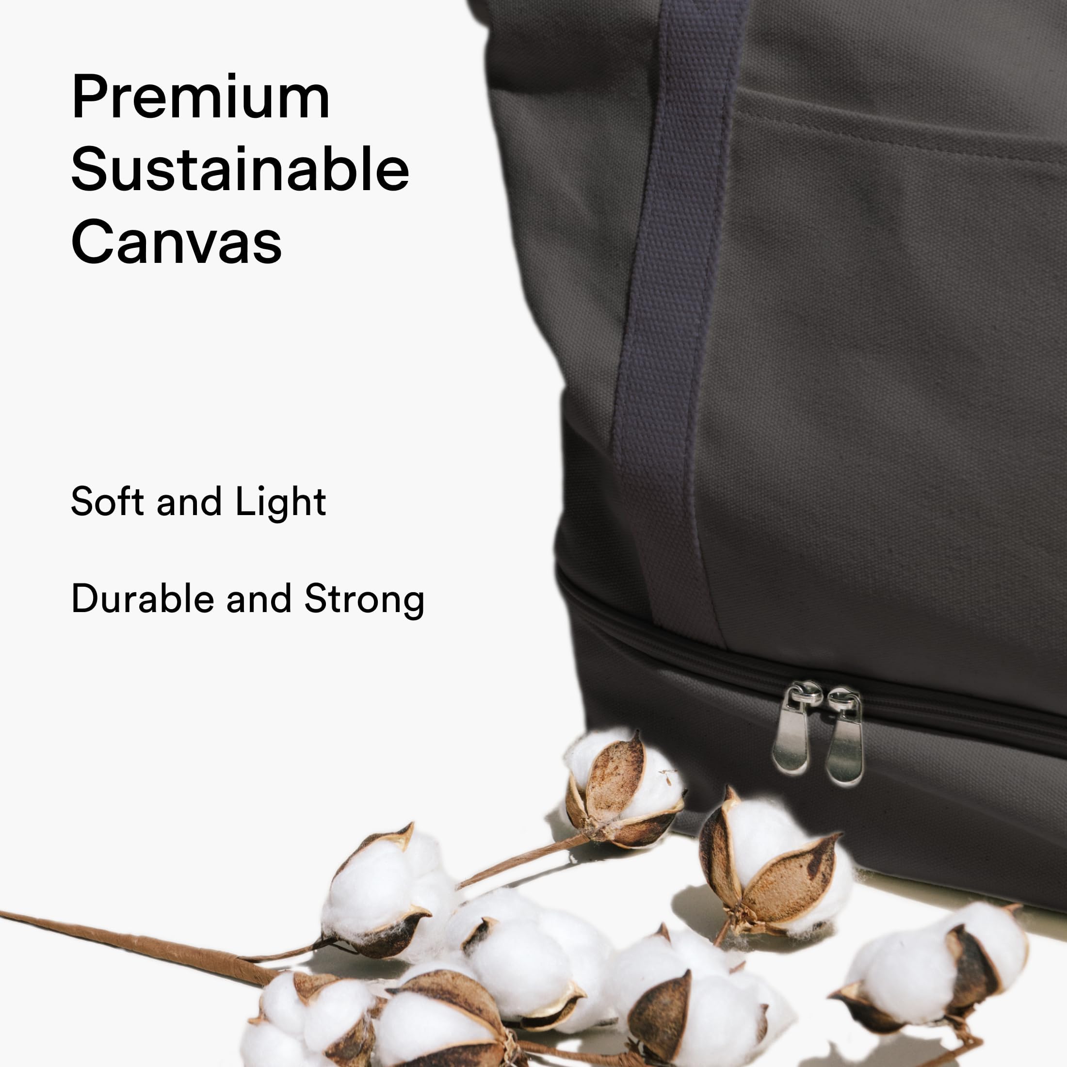 Lo & Sons Catalina Deluxe Tote Bag - Large Canvas Travel & Everyday Purse with Shoe Compartment, Luggage Sleeve & Comfortable Padded Strap | Perfect for Work, Gym, Weekend Getaways & Airplane Carry-On
